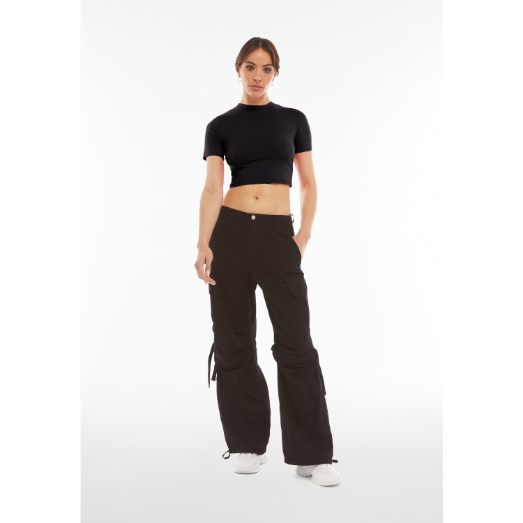 Freddy Slim-Fit Crop Top - Garment-Dyed - Black