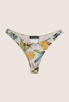 Freddy Bikinihose mit tropischem Print - SAND – Freddywear