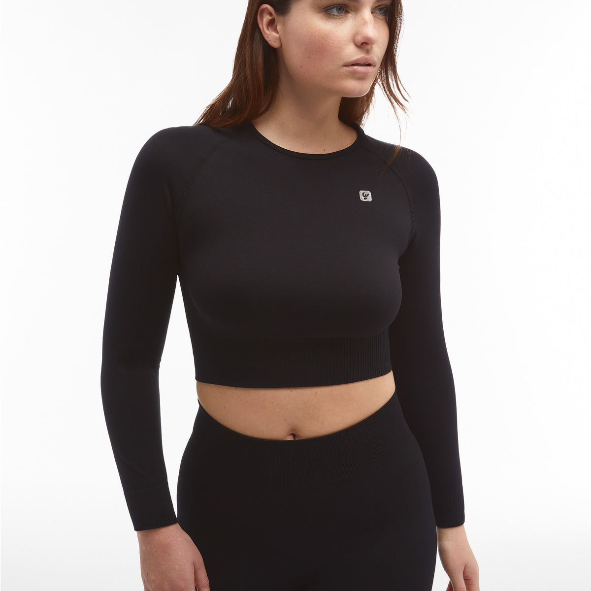 Freddy Seamless Sport Top - Long Sleeves - N0 - Black – Freddywear