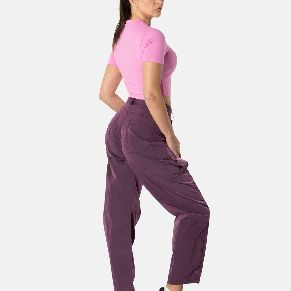Freddy Cargo Pants - Nylon - Purple - E61 – Freddywear