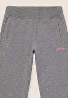 Regular melange trousers with cuffed bottom - Mélange Gray