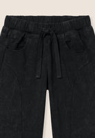 Washed joggers with 50 Years of Movement patch - Black