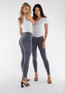 WR.UP Push-Up High Waist Skinny 7/8 Pants - Pewter Gray
